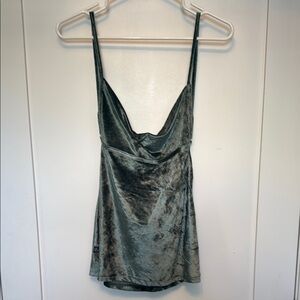 Free People Metallic Tank Top